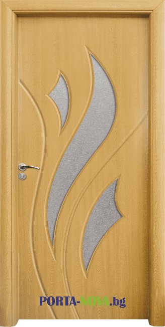 Интериорна врата модел 033, цвят Светъл дъб