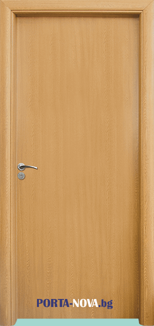 Интериорна HDF врата с код 030, цвят Светъл дъб