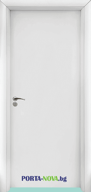 Интериорна HDF врата с код 030, цвят Бяла