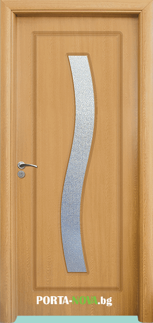 Интериорна врата модел 066, цвят Светъл дъб