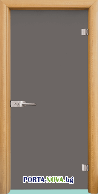 Стъклена интериорна врата, Basic G 10-1, каса цвят Светъл дъб