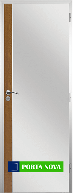 Алуминиева врата за баня – Стандарт, цвят лайсна ЗЛатен дъб