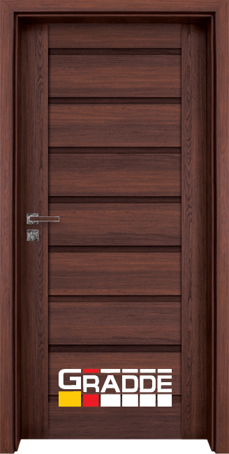 интериорна врата Gradde серия Axel Full, цвят Шведски Дъб