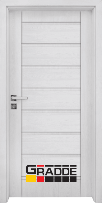 интериорна врата Gradde серия Axel Full, цвят Сибирска лиственица