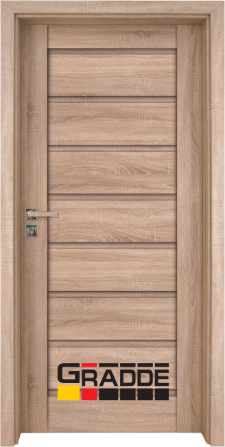 интериорна врата Gradde серия Axel Full, цвят Дъб Вераде