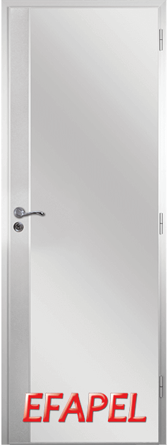 Алуминиева врата за баня - Efapel, метална лайсна