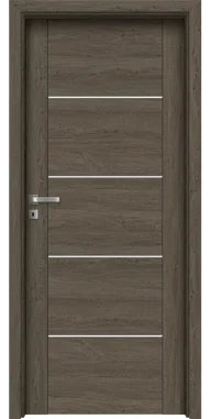 Интериорна врата Invado Aristo модел 5 Satinato Glass Ashy Oak